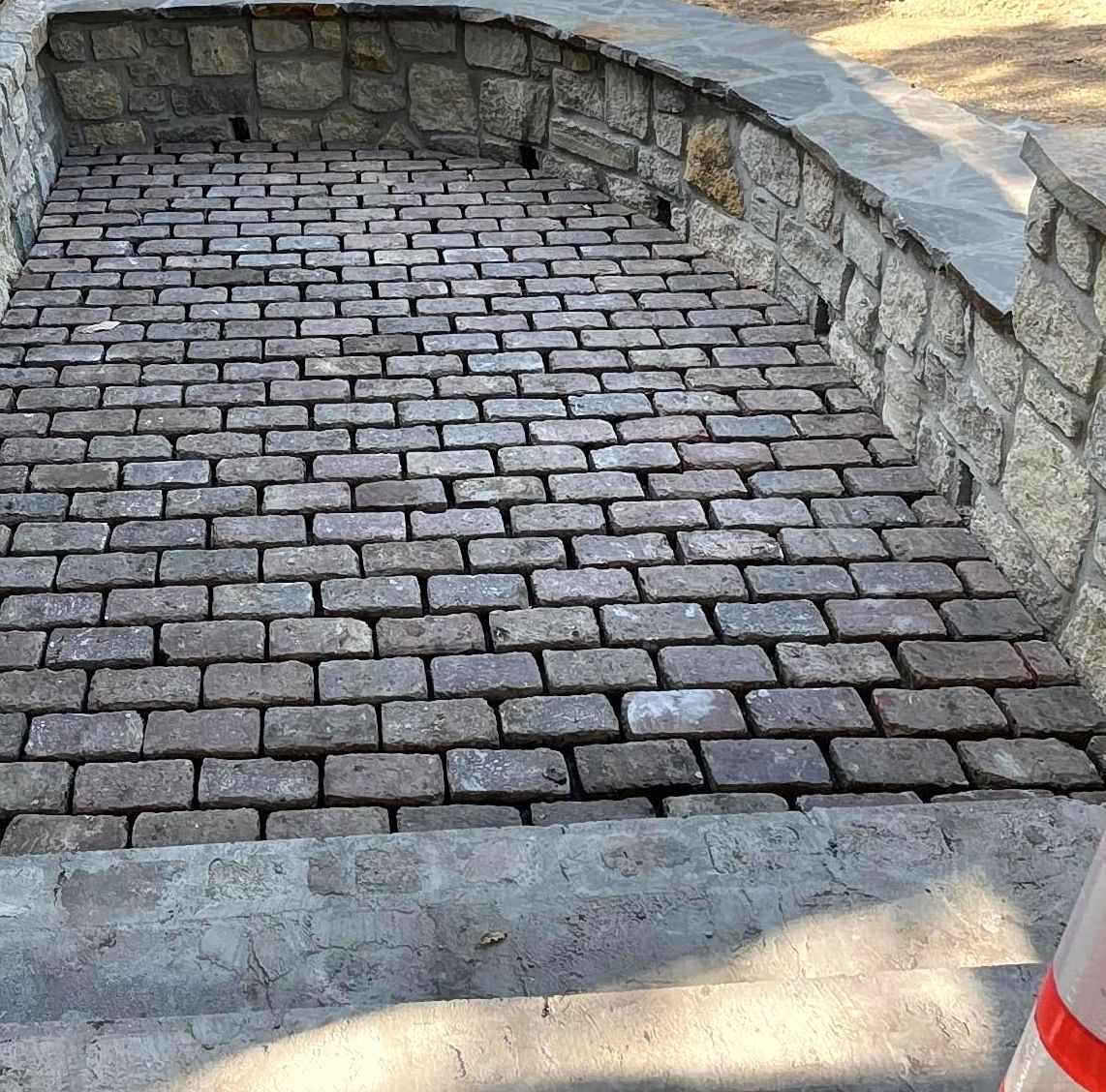 Brick patio Kansas City masonry contractor